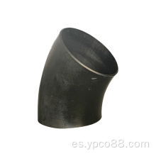 Gran diámetro de acero al carbono Bend 45d Codo